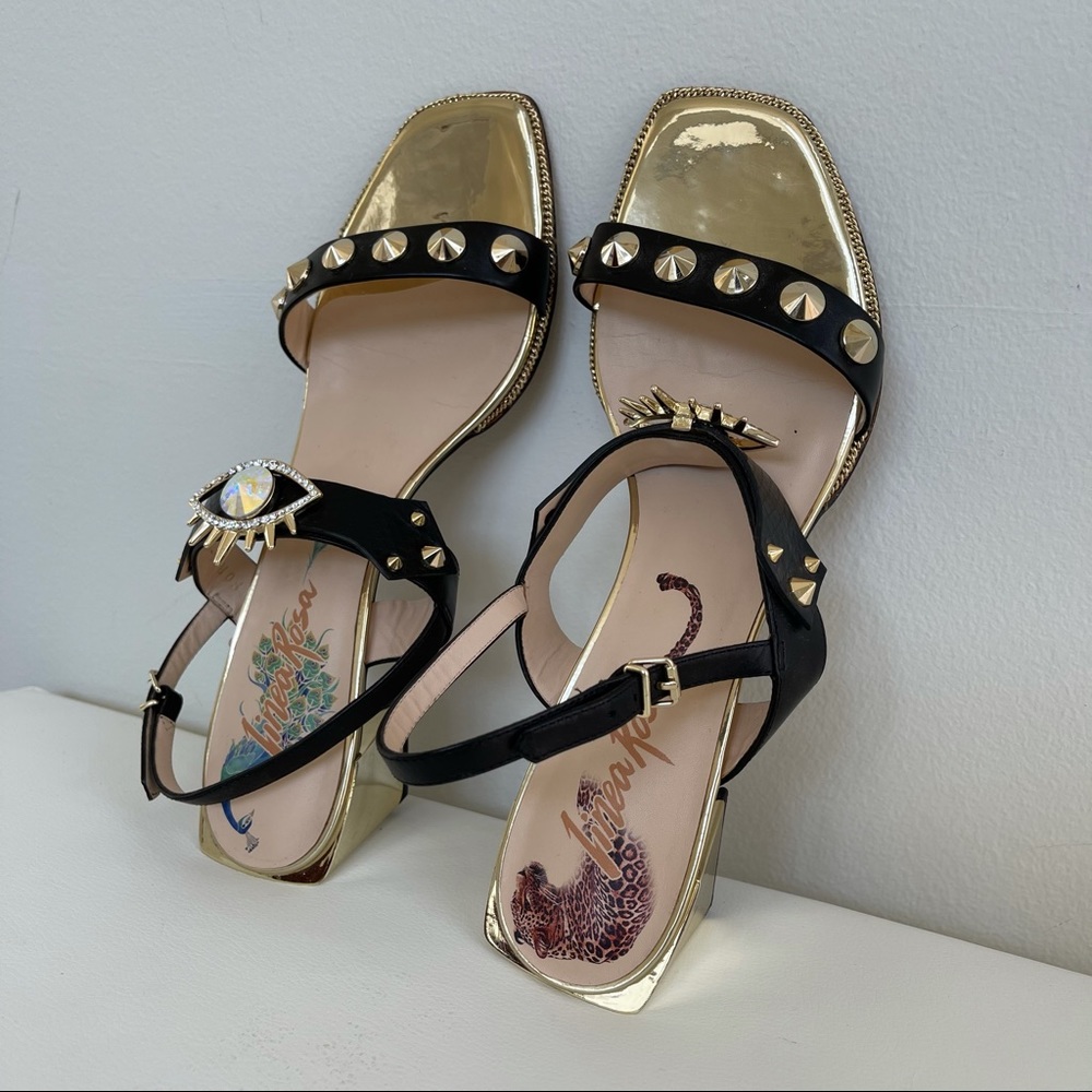 Linea Rosa Sandals Summer studs shoes